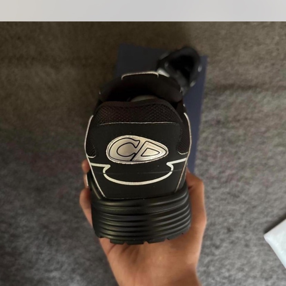Black Sneakers with CD Logo
